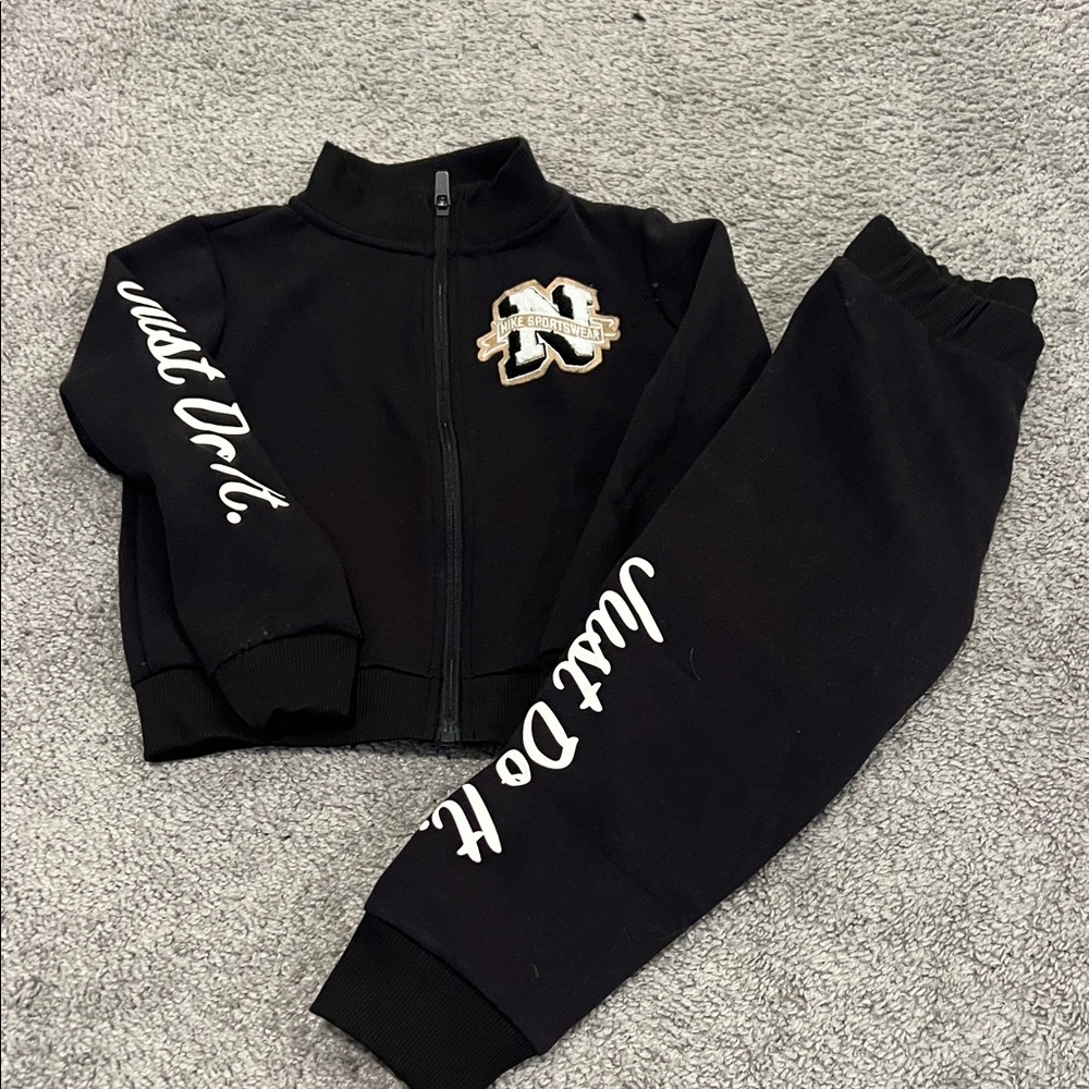 Nike Kids Black Matching Set